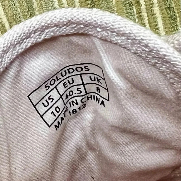 Anthropologie Soludos x Baobap‎ Embroidered Porto Sneakers Size 10 Platform - Picture 9 of 9